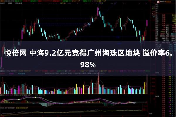 悦倍网 中海9.2亿元竞得广州海珠区地块 溢价率6.98%